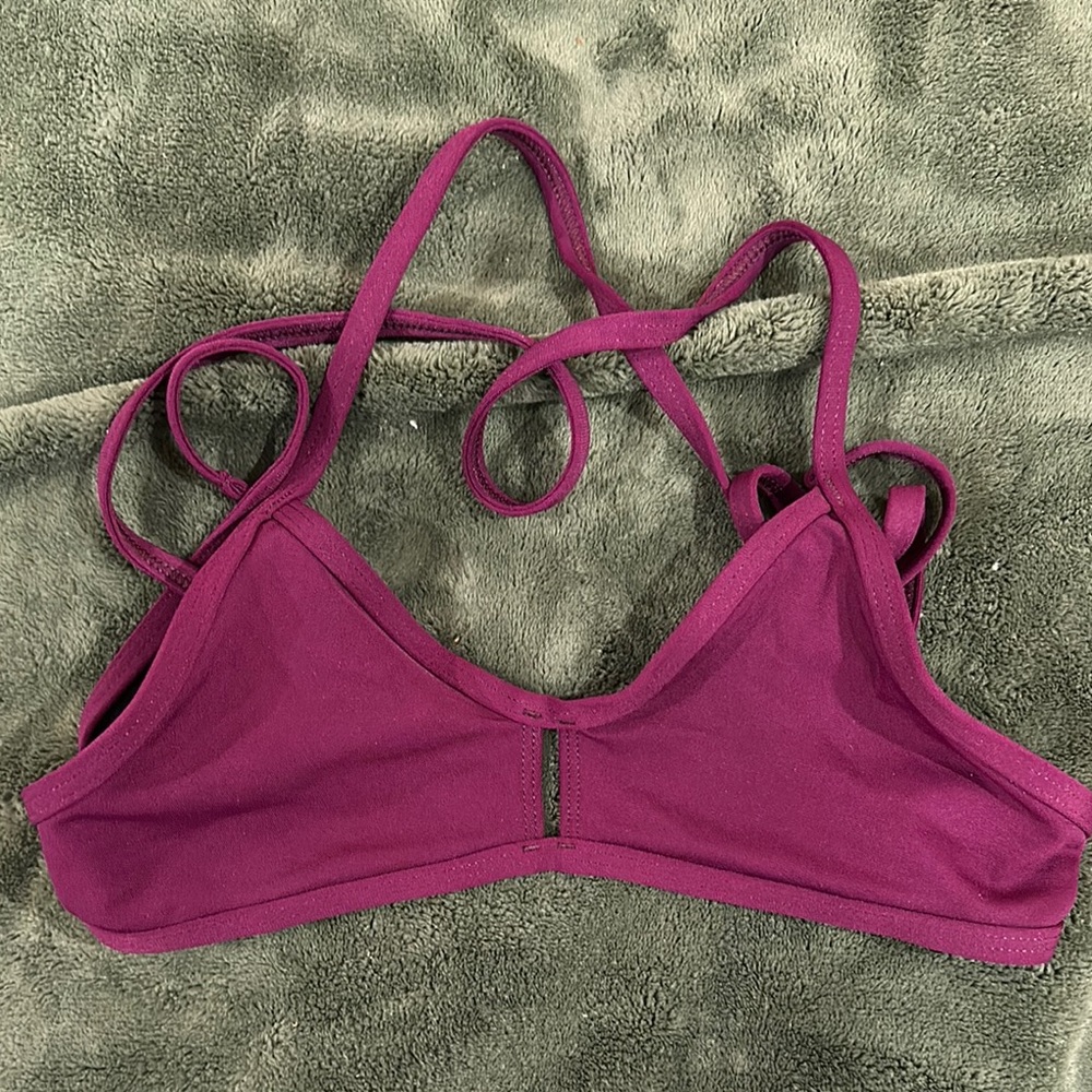 Jolyn Clothing Magenta Bikini Top
